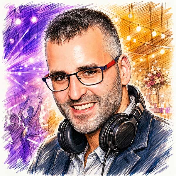 DJ Jan Ščepán — kreslený avatar